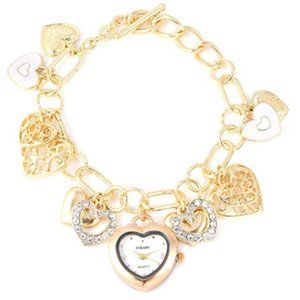 Magnificent Crystal Enameled Watch Bracelet